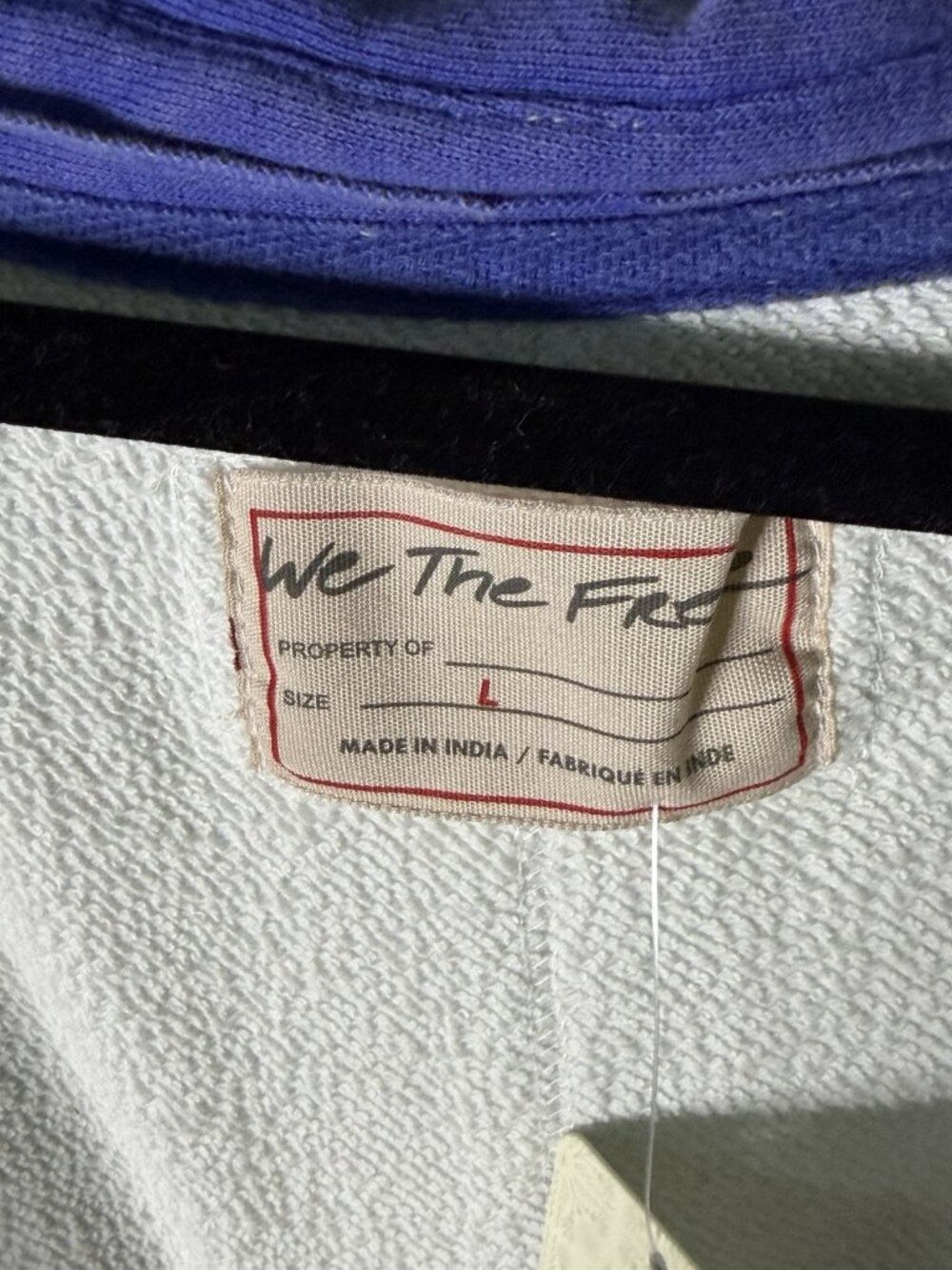 Free People We The Free Clean Prep Polo Pullover Top Oversized Striped L NWT!! - Picture 4 of 8